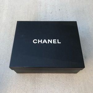 Empty Chanel shoe box